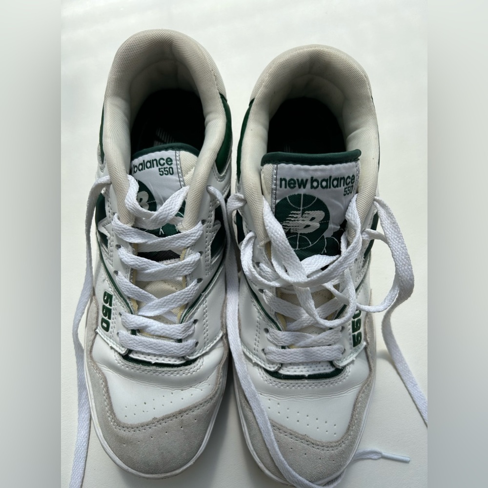 New Balance Women's Shoes - Green and White - Picture 3 of 5